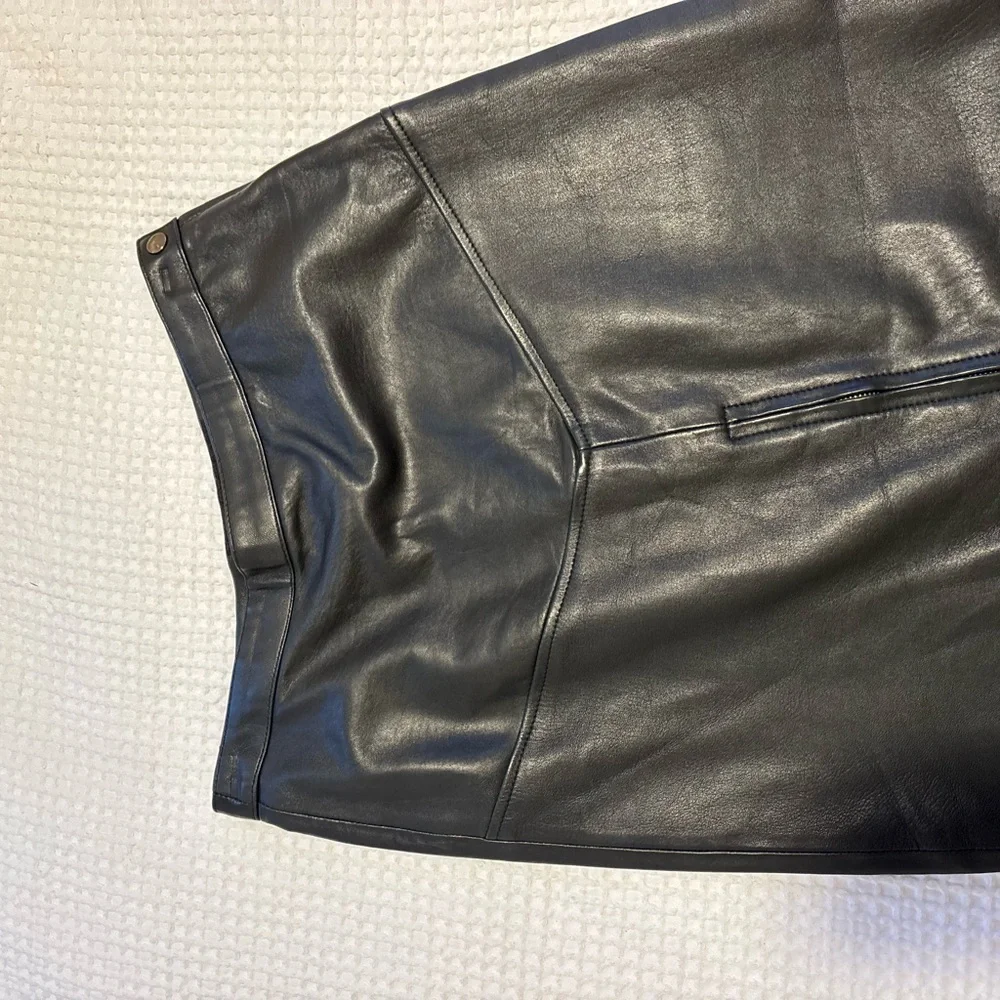 Vintage Cerucci Leather Maxi Skirt - Picture 7 of 7